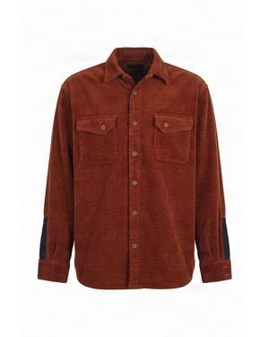 Komodo Karda Organic Cotton Corduroy Overshirt - Red