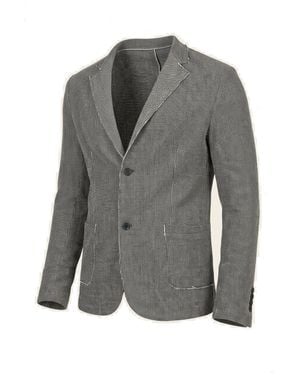 Ron Tomson Cotton Blend Knit Cardigan - Grey