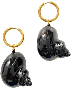 Smilla Brav Earrings Sienna - Black