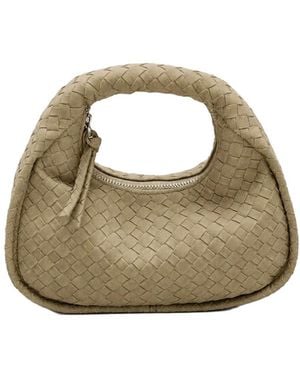 Sd Collection Mink Joli Mini Suede Bag - Green