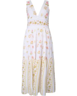 Em & Shi Apothecary Dress With Overlay Jacket - White