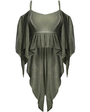 Zhenabia Venus Blouse Khaki - Green