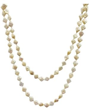 Neshi Designs Mayah Double Wrap Necklace - Metallic