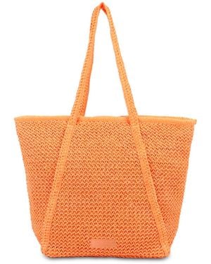 CAMPO MARZIO Roma 1933 Flounder Maxi Tote Bag Mango - Orange