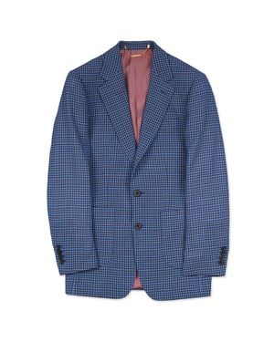 Gresham Blake Gingham Jacket - Blue