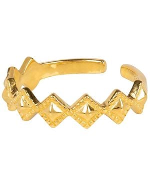 Amadeus Tellus Stacking Ring - Metallic