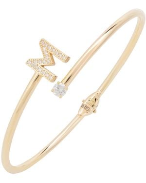 LÁTELITA London Initial Bangle M - Metallic