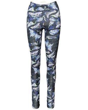 ARTISTA Dark Crystal Printed Elastic Leggings - Blue