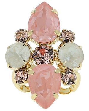 Otazu Flamingo Beetle Statement Ring - Pink