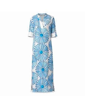 Casa Atelier by Ferdinando Fusco Anchovy V Caftan - Blue