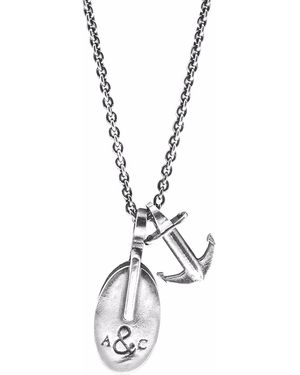 Anchor and Crew London Pulley Necklace Pendant - Metallic
