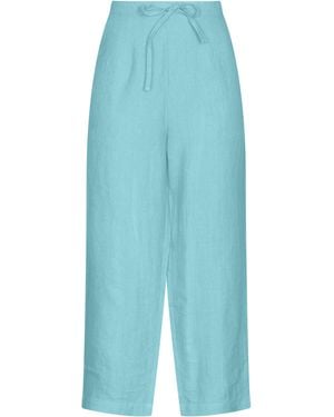 NoLoGo-chic Life Style Plain Trouser Linen Glow - Blue