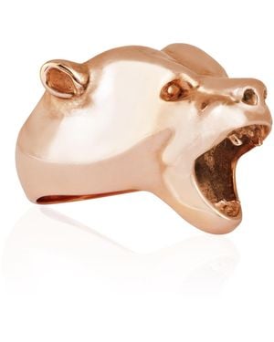 Strange Fruit Bear Ring - Metallic