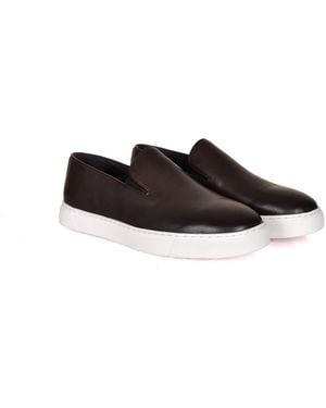 DAVID WEJ Bradford Smart Trainers - Brown