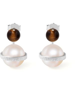 Freqnc Atelier Orphic Cosmic Egg Earrings - Metallic