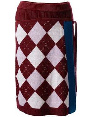 Fully Fashioning Bronx Skirt - Purple