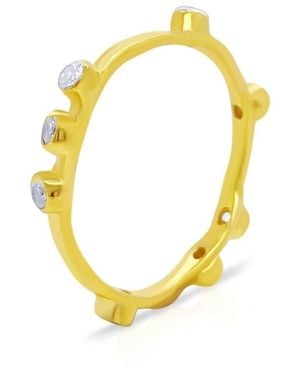 GEM BAZAAR Hoop Hoop Ring - Yellow