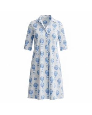 Mary Marshmallow Delray Dress - Blue