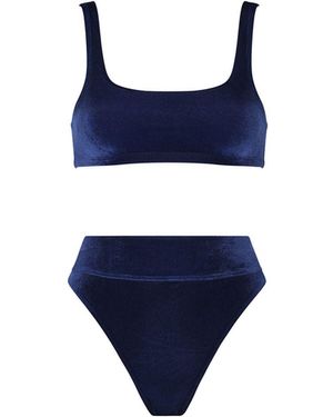 Aguaclara Dynastie Bandeau Top - Blue