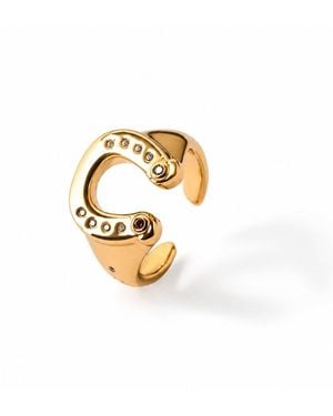 Qibai Libra Zodiac Ring – - Metallic