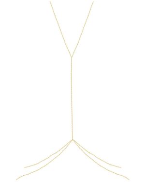 SET & STONES Zeppelin Body Chain - White