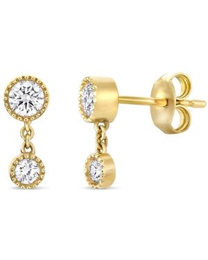 Dinny Hall Lab-Grown Diamond Double Diamond Stud - Metallic