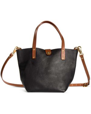N'damus London Adanna Leather Tote Bag - Black