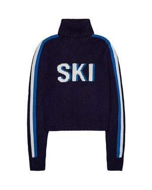 Ellsworth & Ivey Jade Turtleneck Jumper - Blue