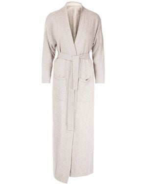 tirillm Camilla Cashmere Dressing Gown - White