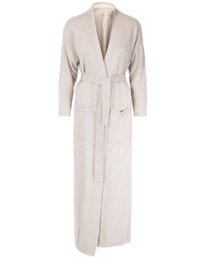 tirillm Camilla Cashmere Dressing Gown - White