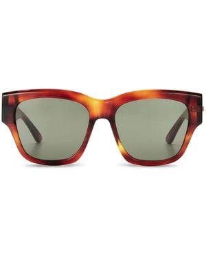 The Avantguard Dahlia Mid Choc Tort Oversized Sunglasses - Brown