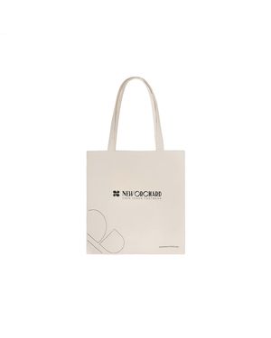 The New Orchard Neutrals Vegan Cotton Tote Bag - White