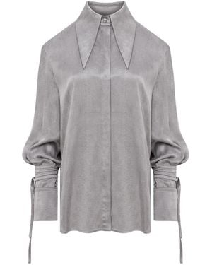 Mandragora Shirt Loose Fit Vena - Gray