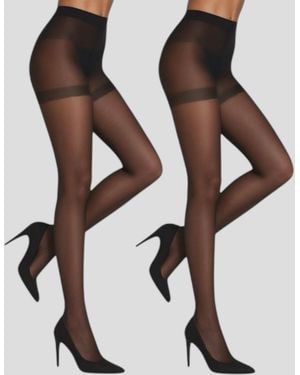 HIGH HEEL JUNGLE by KATHRYN EISMAN 20 Denier The Daily Lift Tights - Black