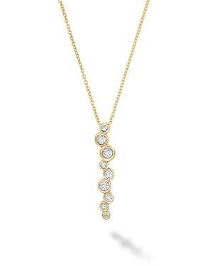 Dower & Hall Diamond Long Cascade Pendant - Metallic