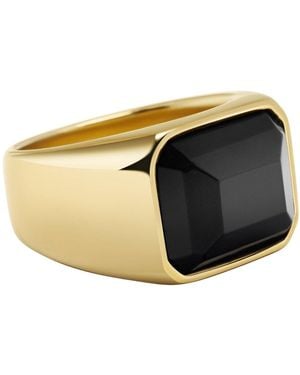 Nialaya Zircon Signet Ring - Multicolour