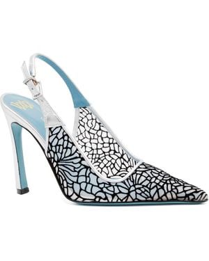 Valentina Rangoni Neutrals Rugiada Sling Heel - Blue
