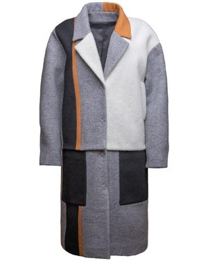Helene Galwas Ella Coat - Blue