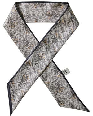 Ana Maison Familiar Old Thing Twilly Scarf - Grey
