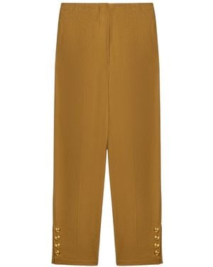 Nocturne Tailored Ankle-Length Pants - Natural