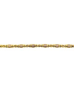 1610Istanbul Vintage Swarovski Bracelet - Brown