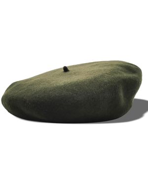 DORIA 1905 Wool Felt Basque Beanie - Green