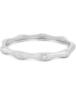 SHYMI Bamboo Statement Bangle - White