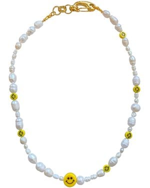 Smilla Brav Happy Necklace - Blue