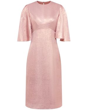 Emma Wallace Mei Dress -Metallic - Pink