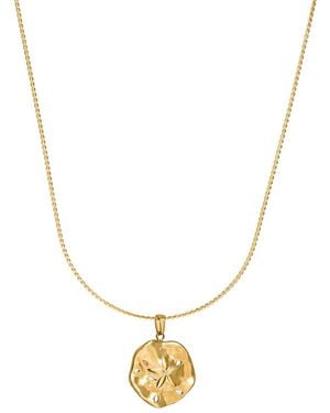 Mickey's Girl Sea Dollar Pendant Necklace - Metallic