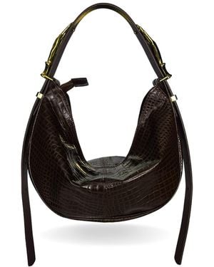 Indigolush Midi Hobo Gilded Lure Ebony - Black