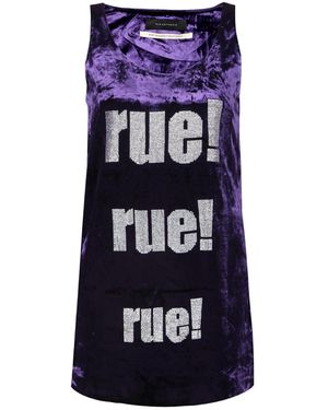 RUE AGTHONIS Raisin Dress - Blue