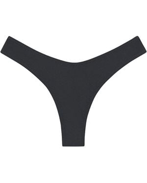 Montce Charcoal Lulu Zig-Zag Stitch Bikini Bottom - Blue