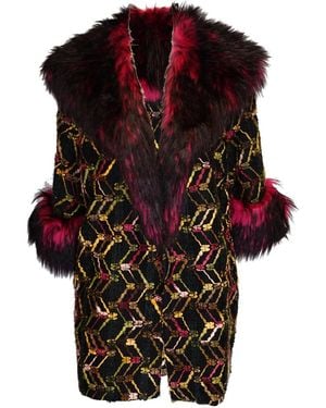 Jennafer Grace Penelope Swing Coat - Red